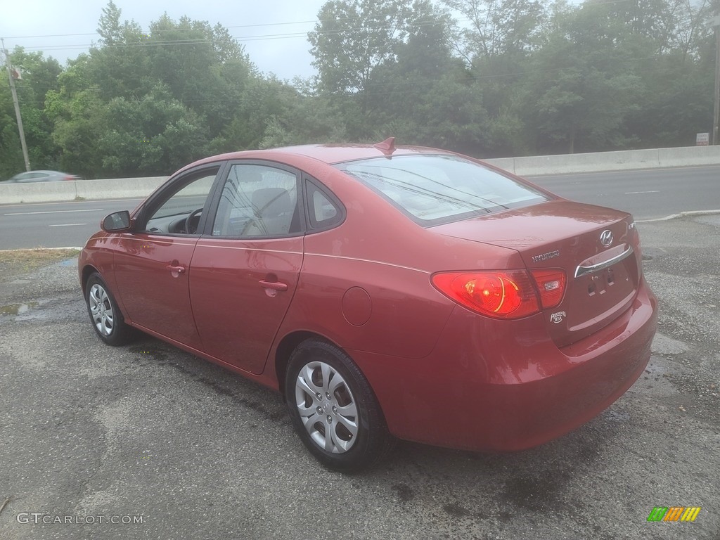 2010 Elantra GLS - Apple Red Pearl / Beige photo #5