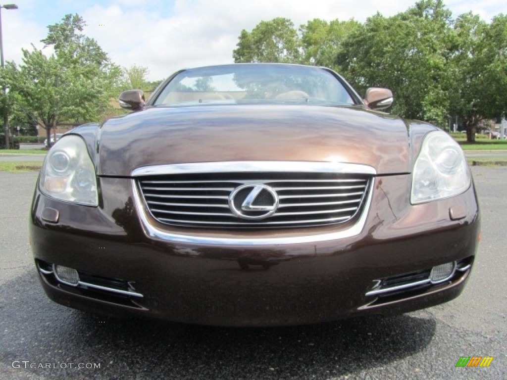 2009 SC 430 Convertible - Tigereye Mica / Camel photo #4