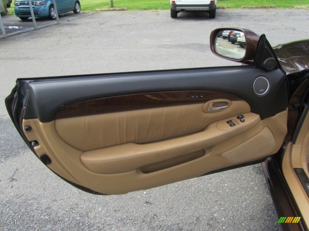 2009 Lexus SC 430 Convertible Camel Door Panel Photo #139387850