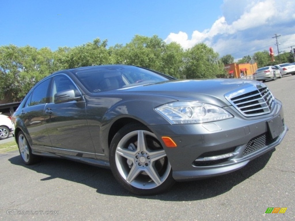 2011 S 550 4Matic Sedan - Flint Grey Metallic / Grey/Dark Grey photo #1