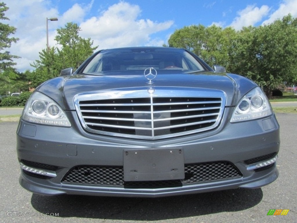 2011 S 550 4Matic Sedan - Flint Grey Metallic / Grey/Dark Grey photo #4