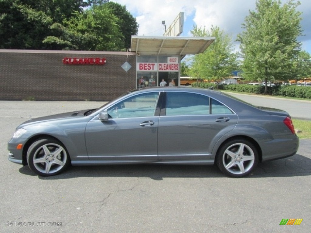 2011 S 550 4Matic Sedan - Flint Grey Metallic / Grey/Dark Grey photo #7