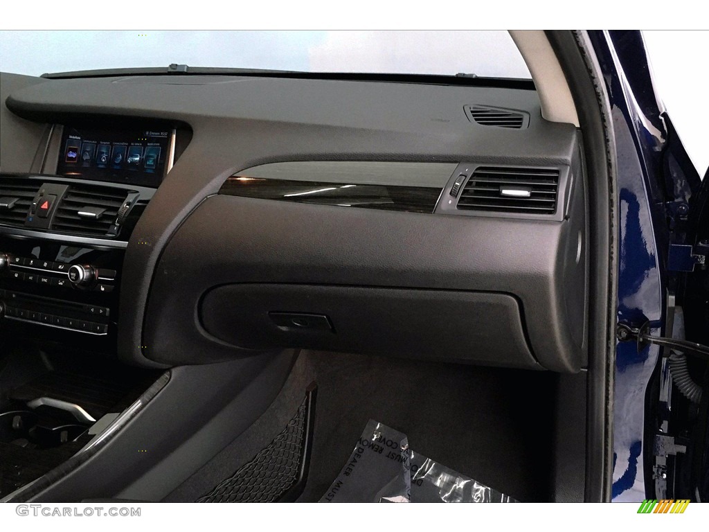 2017 X3 sDrive28i - Deep Sea Blue Metallic / Black photo #22