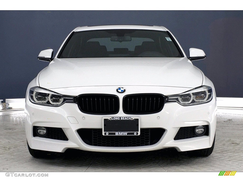 2017 3 Series 340i Sedan - Alpine White / Black photo #2