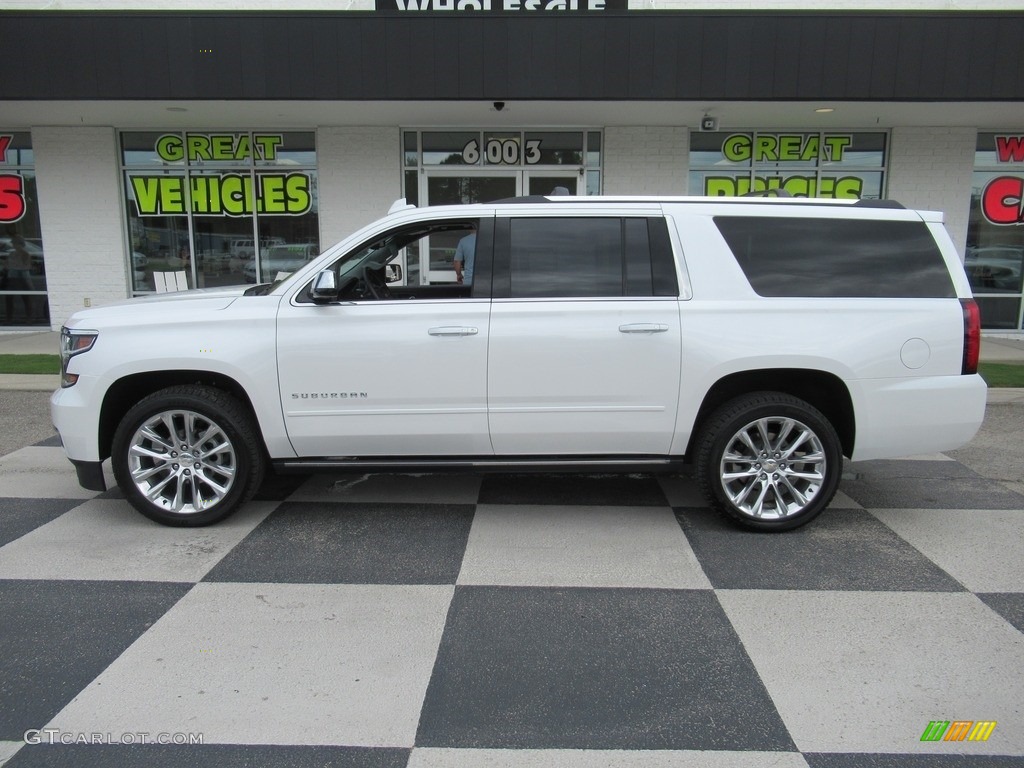 2019 Suburban Premier 4WD - Iridescent Pearl Tricoat / Jet Black/Mahogany photo #1