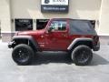 Red Rock Crystal Pearl 2008 Jeep Wrangler X 4x4