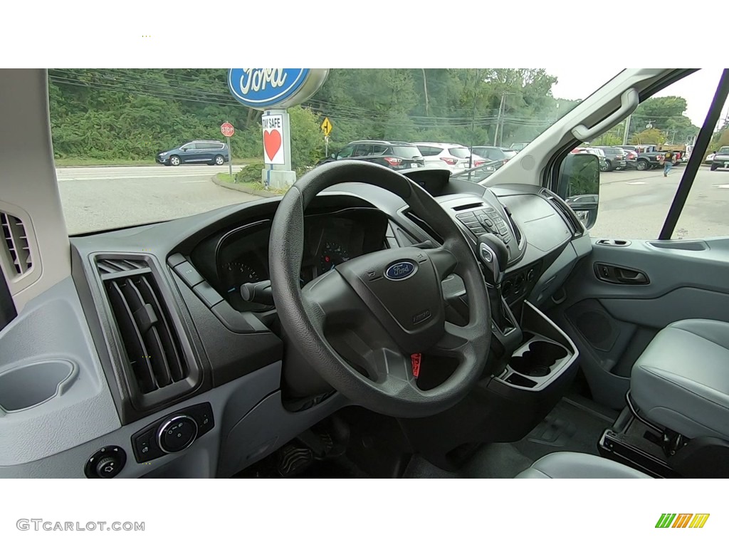 2016 Ford Transit 350 Wagon XL LR Long Pewter Dashboard Photo #139390772