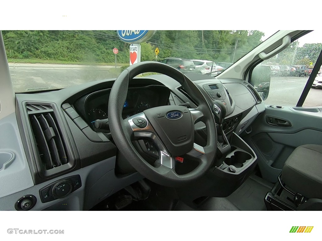 2019 Transit Van 250 LR Regular - Oxford White / Charcoal black photo #10