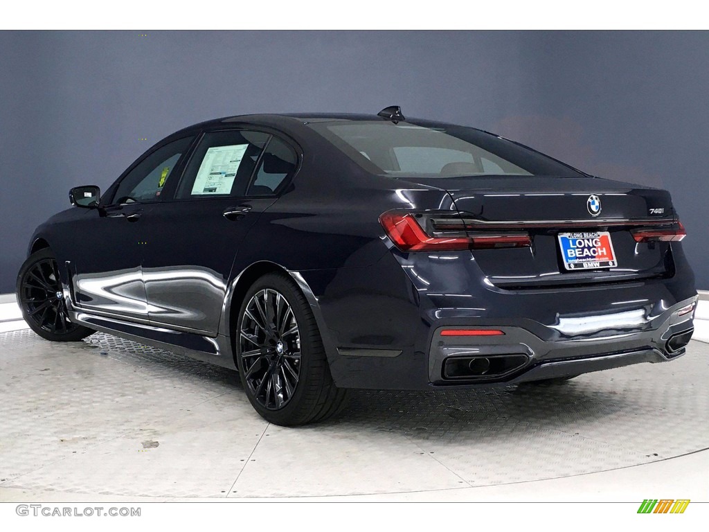 2021 7 Series 740i Sedan - Carbon Black Metallic / Mocha photo #3