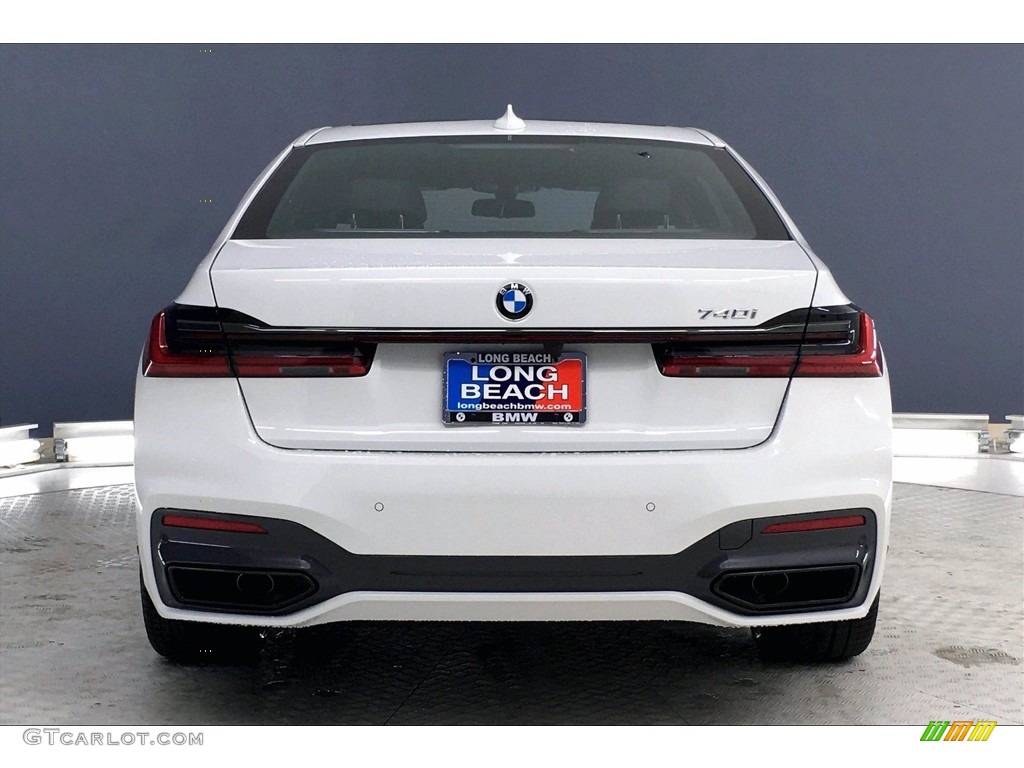 2021 7 Series 740i Sedan - Alpine White / Black photo #4