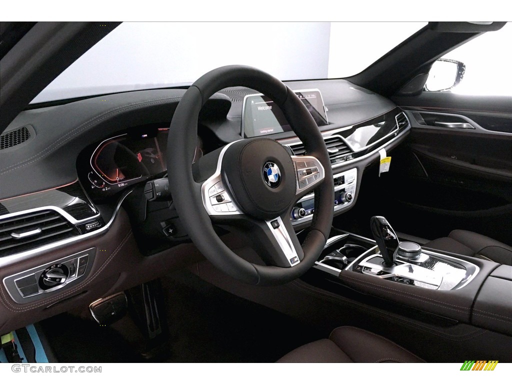 2021 7 Series 740i Sedan - Carbon Black Metallic / Mocha photo #7