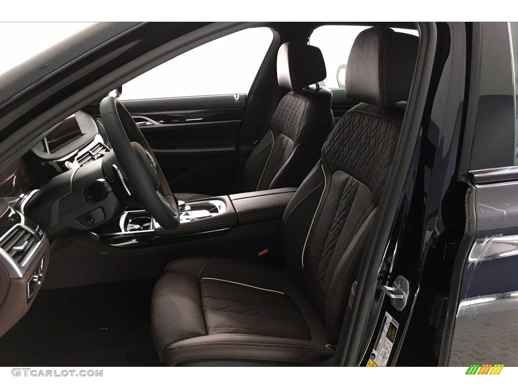 2021 7 Series 740i Sedan - Carbon Black Metallic / Mocha photo #9