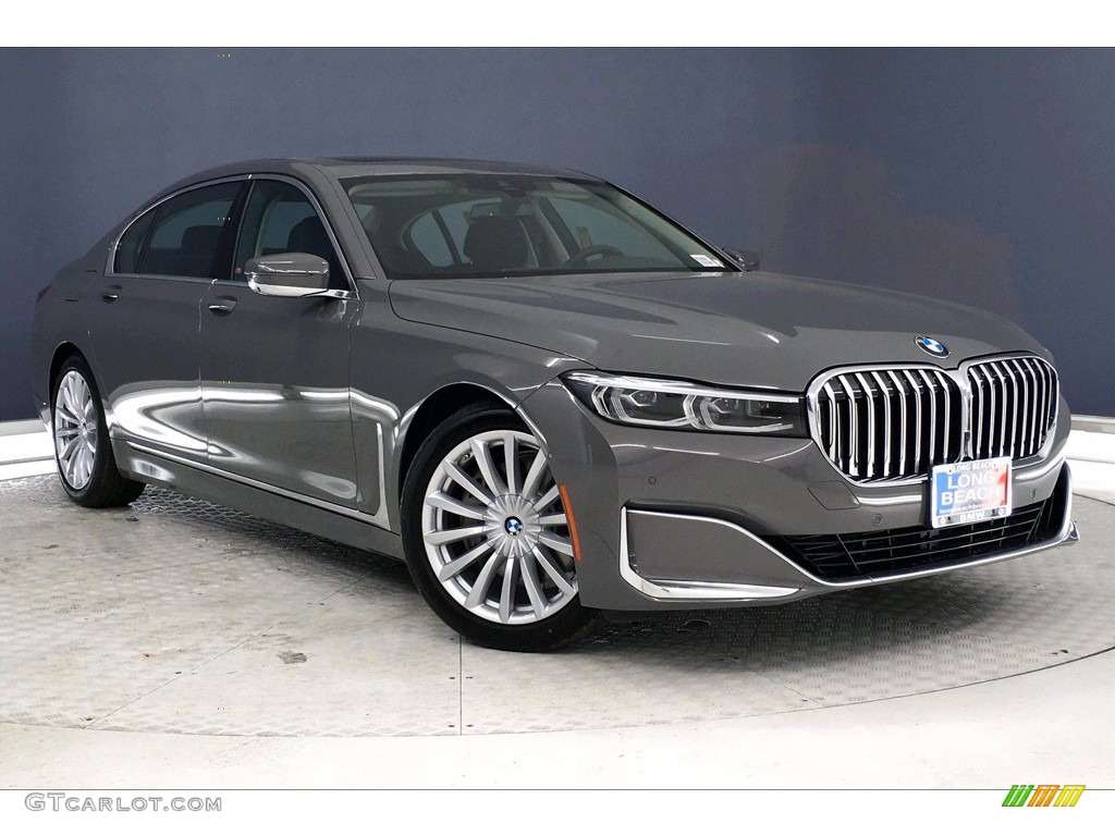 Bernina Gray Amber Effect 2021 BMW 7 Series 740i Sedan Exterior Photo #139391857