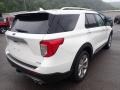 2020 Star White Metallic Tri-Coat Ford Explorer Platinum 4WD  photo #2