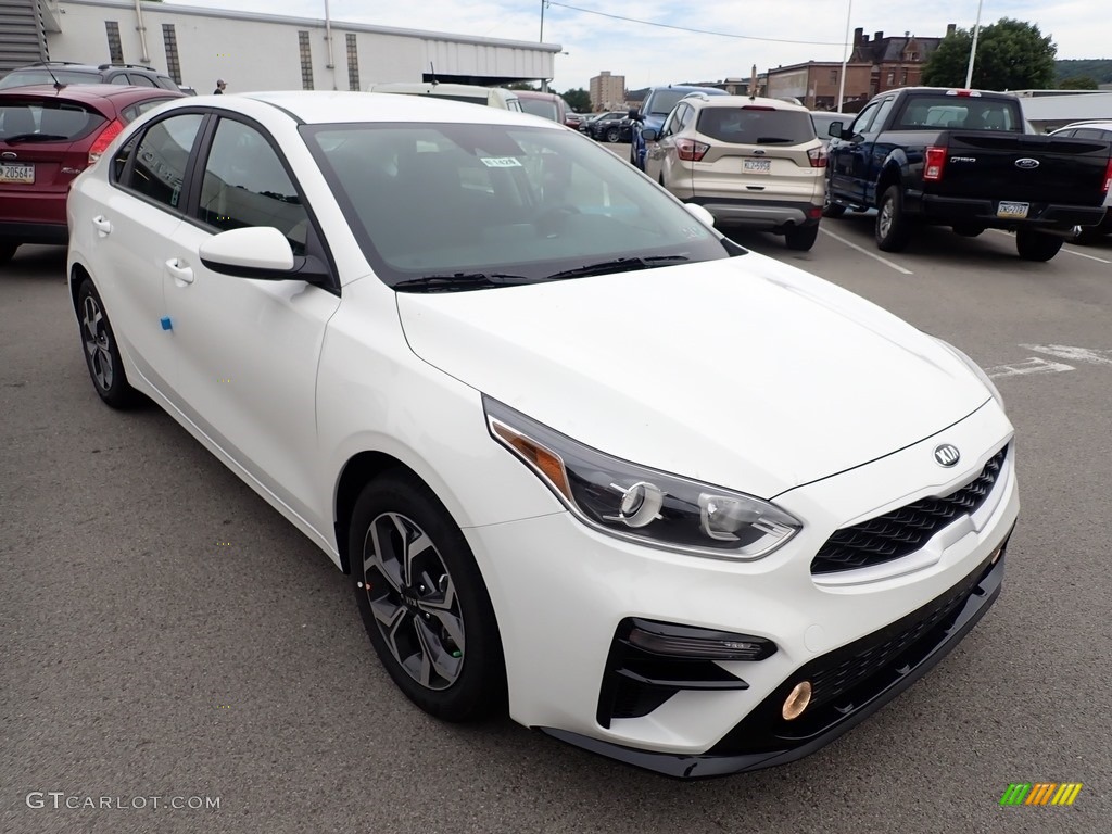 Clear White 2020 Kia Forte LXS Exterior Photo #139392612