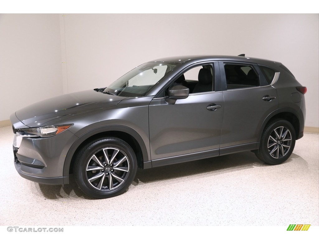 Machine Gray Metallic 2018 Mazda CX-5 Touring AWD Exterior Photo #139394076