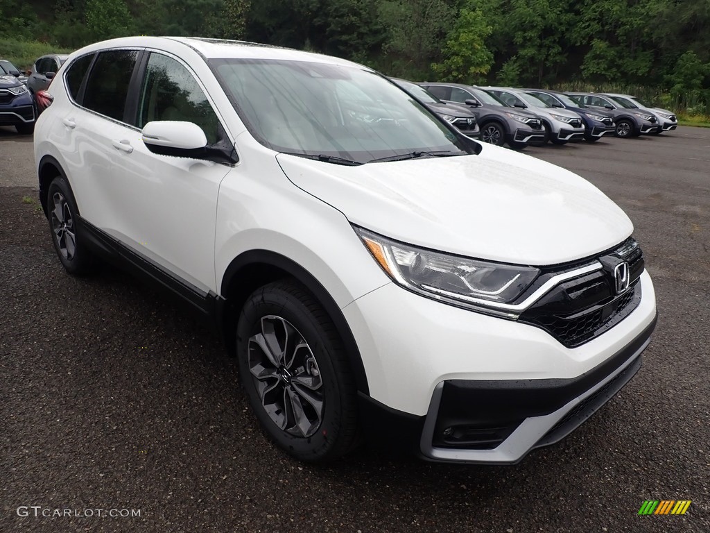 2020 CR-V EX AWD - Platinum White Pearl / Ivory photo #5