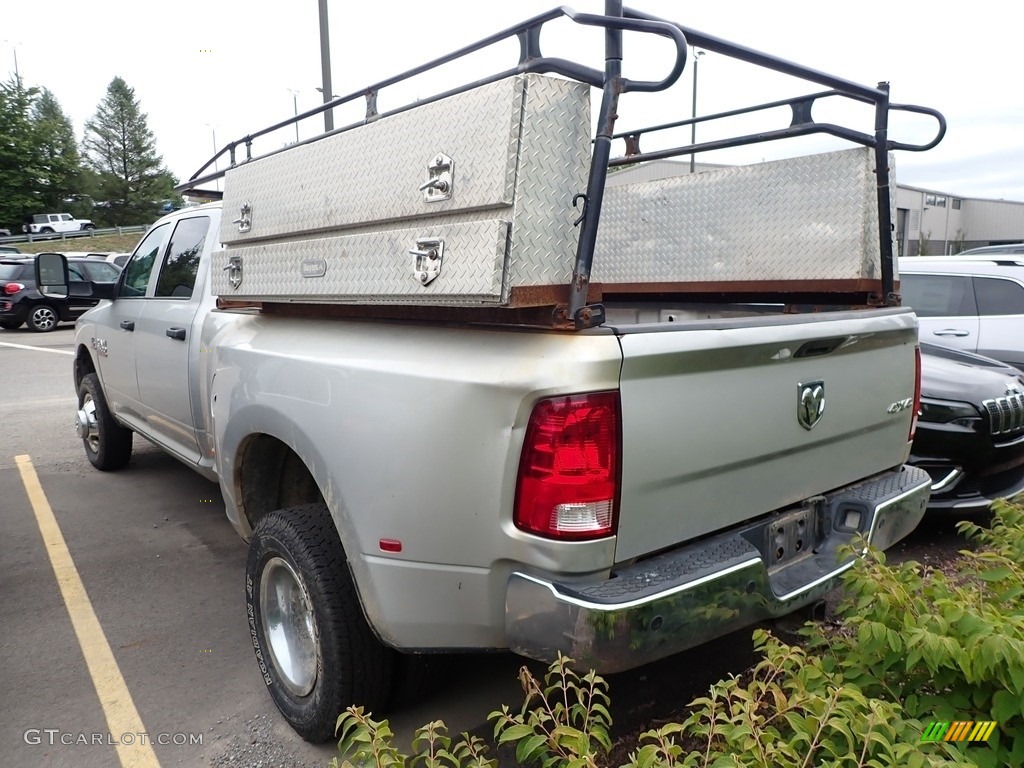 2016 3500 Tradesman Crew Cab 4x4 - Bright Silver Metallic / Black photo #3