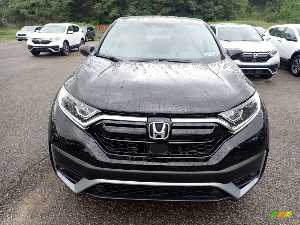 2020 CR-V EX AWD - Crystal Black Pearl / Gray photo #7