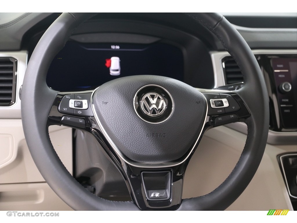 2019 Volkswagen Atlas SEL R-Line 4Motion Shetland Steering Wheel Photo #139394541