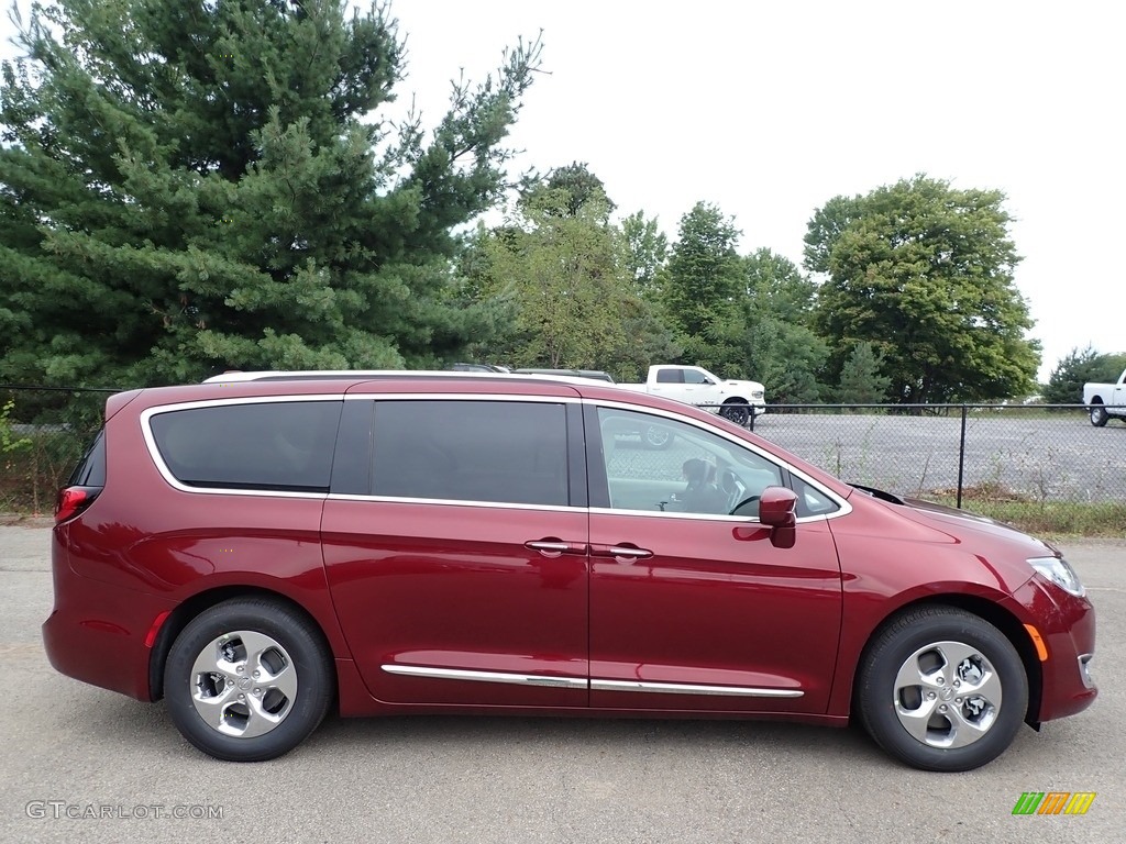 Velvet Red Pearl 2020 Chrysler Pacifica Hybrid Touring L Exterior Photo #139394757