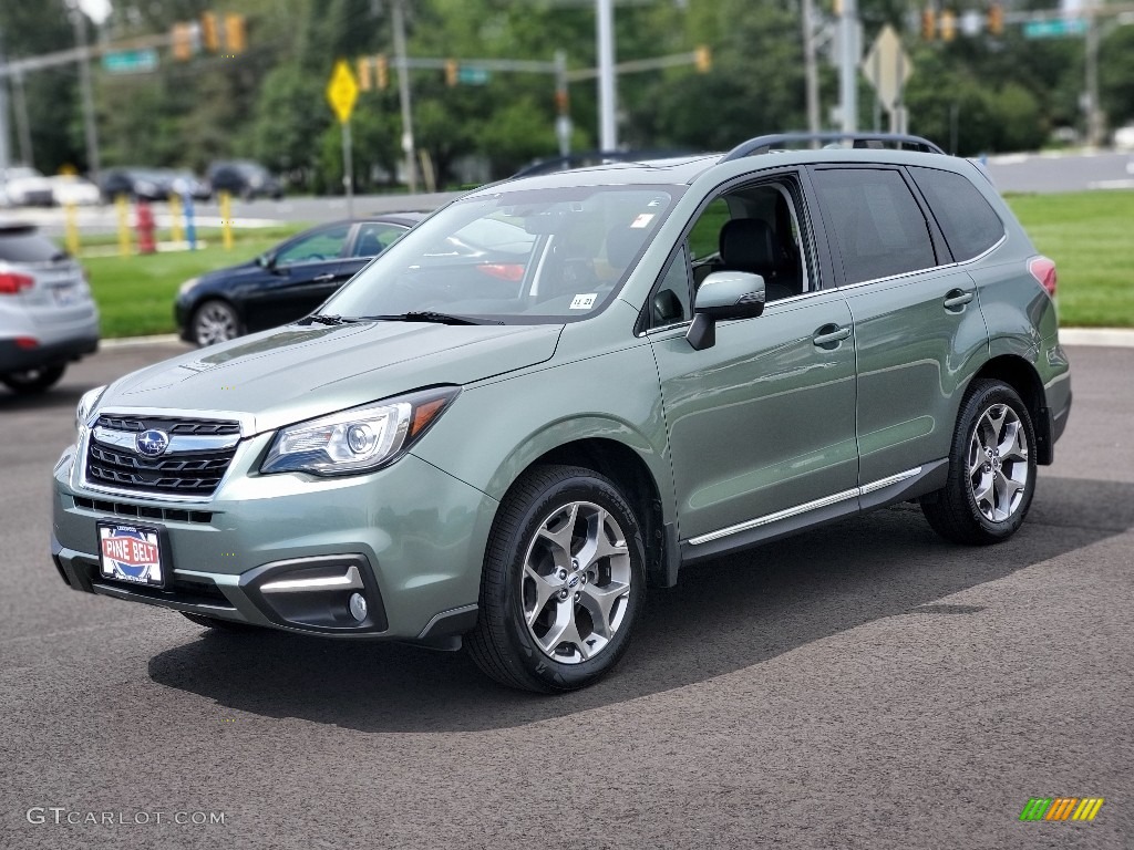 2017 Forester 2.5i Touring - Jasmine Green Metallic / Black photo #9