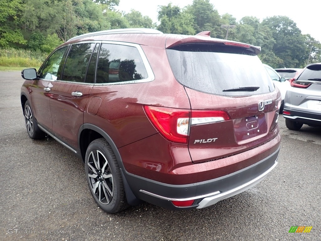 2021 Pilot Touring AWD - Deep Scarlet Pearl / Beige photo #2