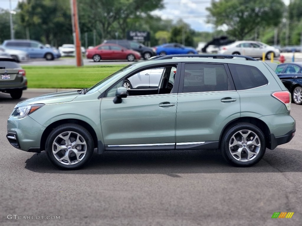 2017 Forester 2.5i Touring - Jasmine Green Metallic / Black photo #10