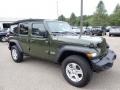 2021 Sarge Green Jeep Wrangler Unlimited Sport 4x4  photo #3