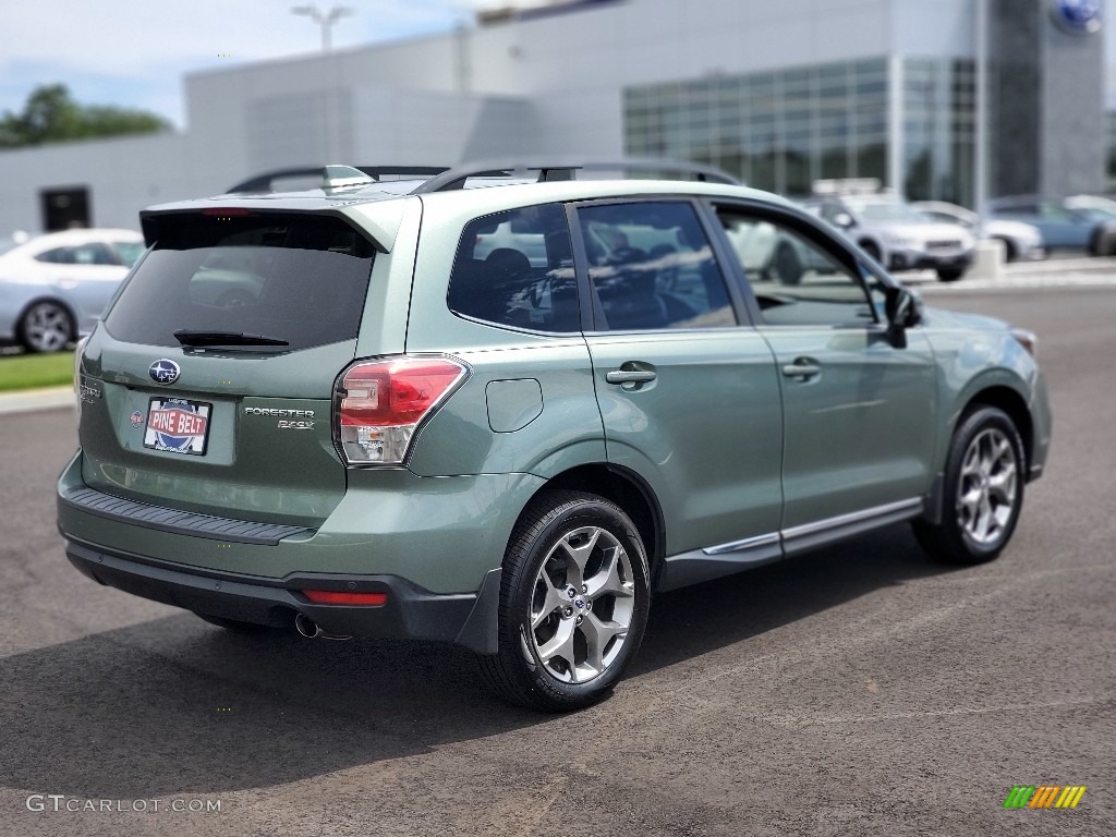 2017 Forester 2.5i Touring - Jasmine Green Metallic / Black photo #13