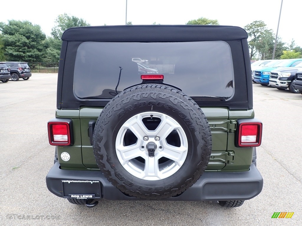 2021 Wrangler Unlimited Sport 4x4 - Sarge Green / Black photo #6