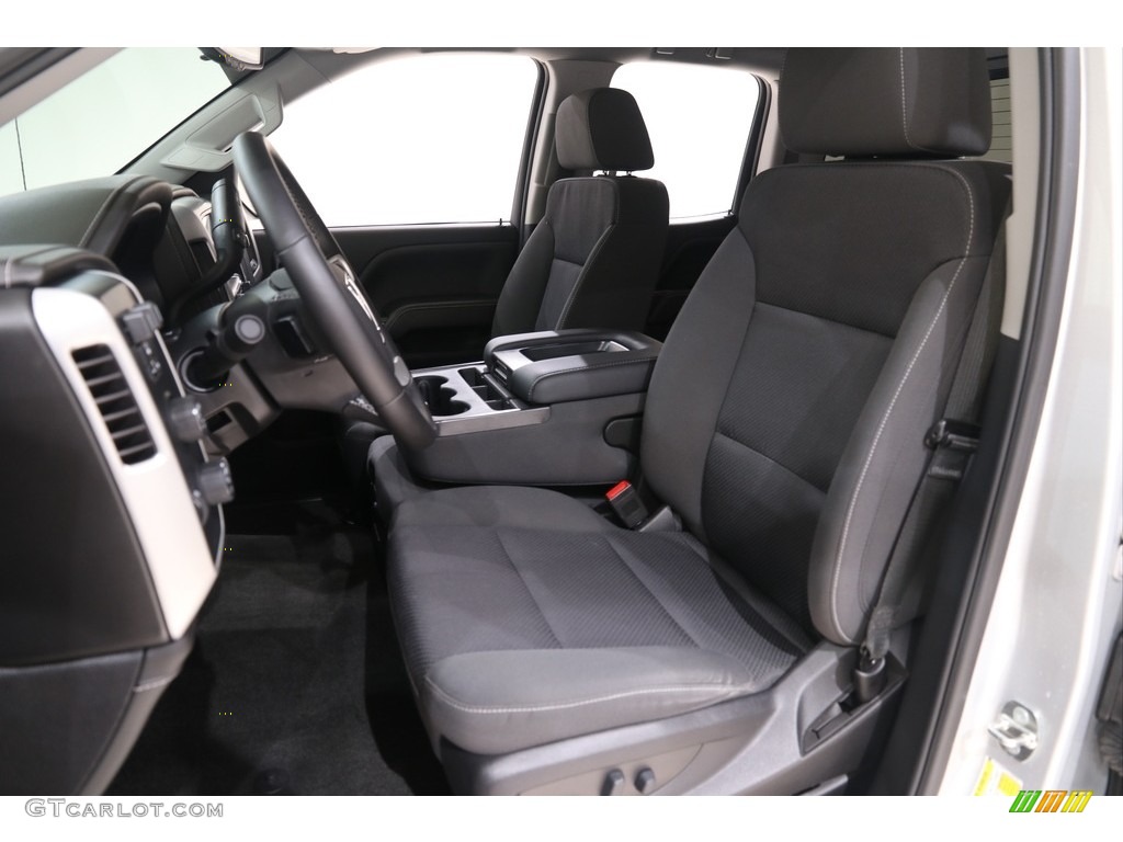 Jet Black Interior 2018 GMC Sierra 1500 SLE Double Cab 4WD Photo #139395339