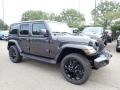 2020 Granite Crystal Metallic Jeep Wrangler Unlimited Sahara 4x4  photo #3