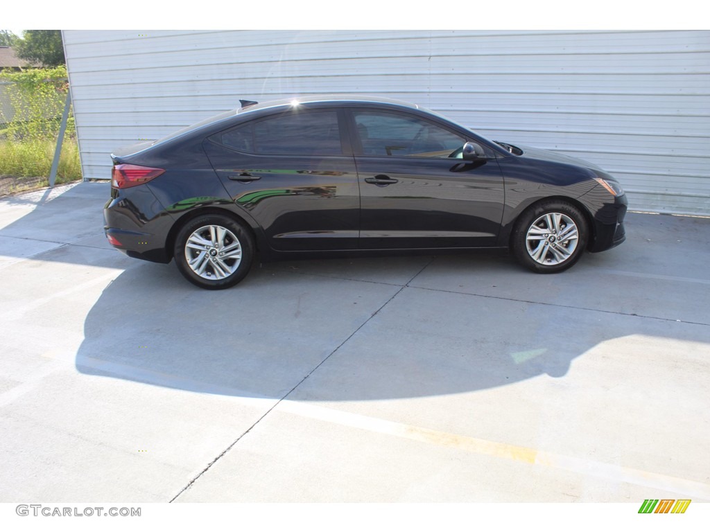 2019 Elantra SEL - Phantom Black / Beige photo #13