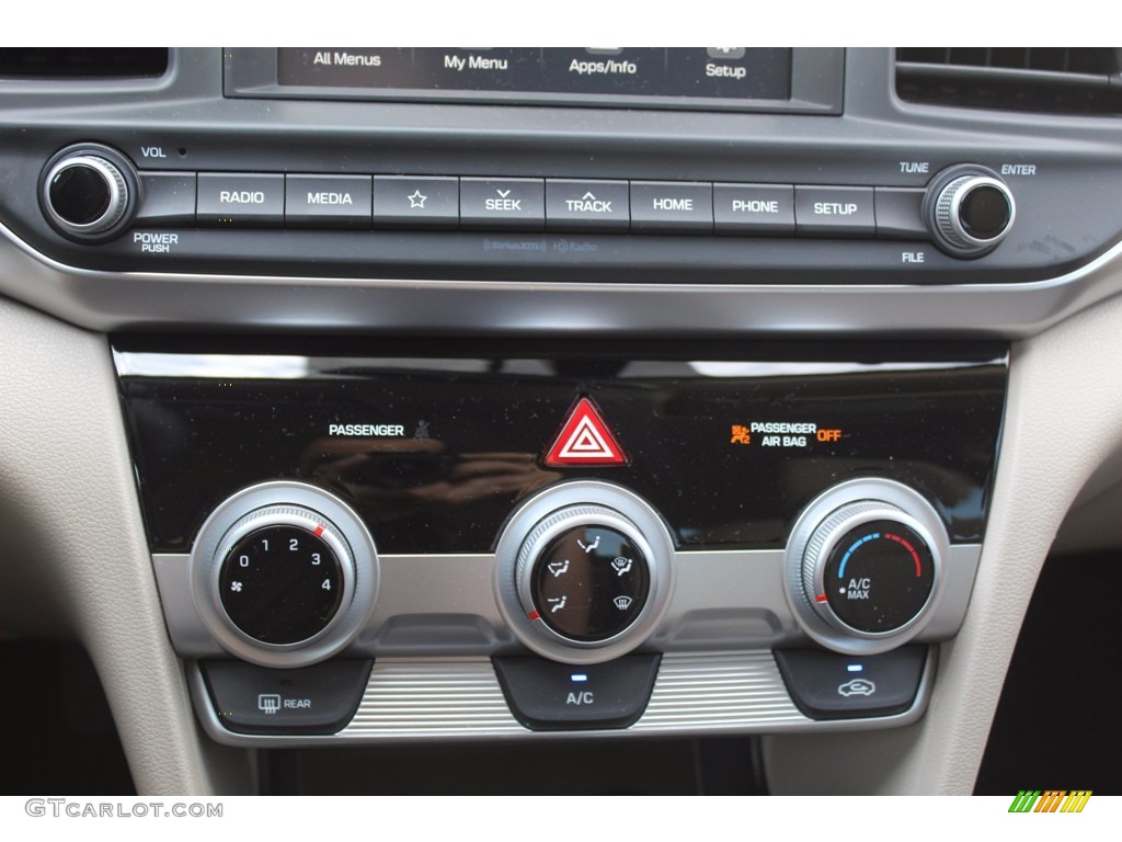 2019 Elantra SEL - Phantom Black / Beige photo #21