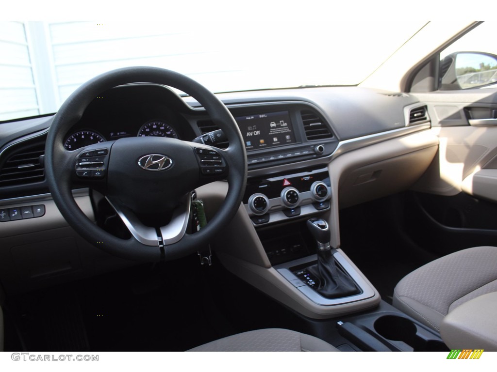 2019 Elantra SEL - Phantom Black / Beige photo #25