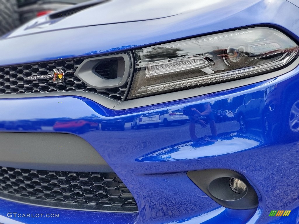 2020 Charger Scat Pack - IndiGo Blue / Black photo #3