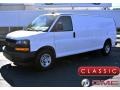Summit White 2018 Chevrolet Express 2500 Cargo Extended WT