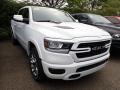 2020 Ivory White Tri-Coat Pearl Ram 1500 Laramie Crew Cab 4x4  photo #2