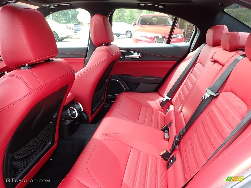 2020 Alfa Romeo Giulia TI Sport Carbon AWD Rear Seat Photo #139399848