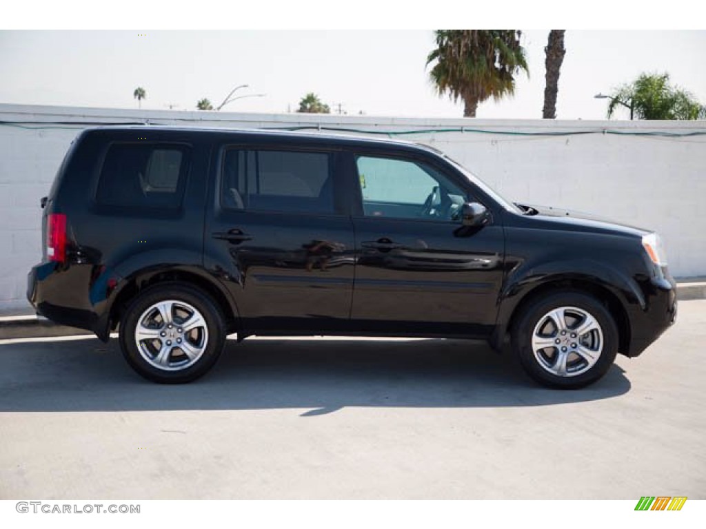 2015 Pilot EX-L - Crystal Black Pearl / Gray photo #12