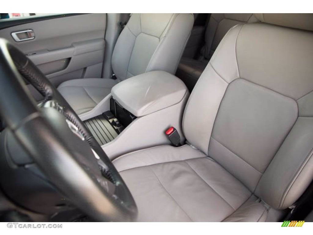 2015 Pilot EX-L - Crystal Black Pearl / Gray photo #14