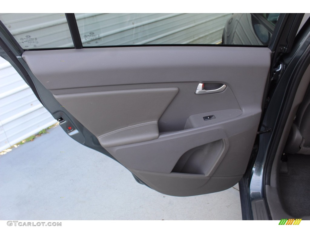 2015 Kia Sportage LX Alpine Gray Door Panel Photo #139400949