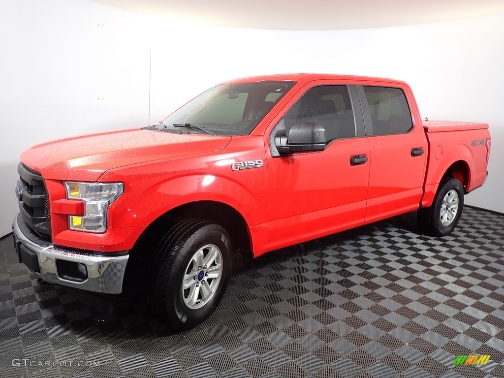 Race Red 2017 Ford F150 XL SuperCrew 4x4 Exterior Photo #139401051