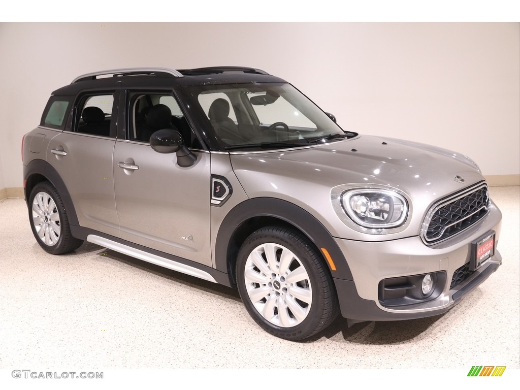 2017 Countryman Cooper S ALL4 - Melting Silver Metallic / Carbon Black photo #1