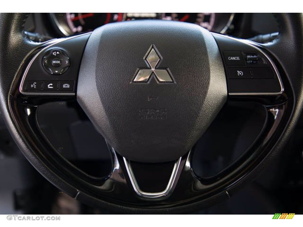 2019 Mitsubishi Outlander Sport SE Black Steering Wheel Photo #139401396