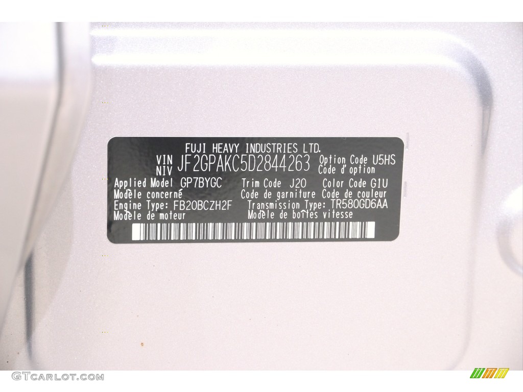 2013 XV Crosstrek 2.0 Limited - Ice Silver Metallic / Black photo #19