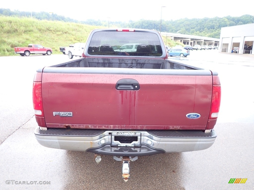 1998 F150 XLT SuperCab 4x4 - Dark Toreador Red Metallic / Medium Prairie Tan photo #11