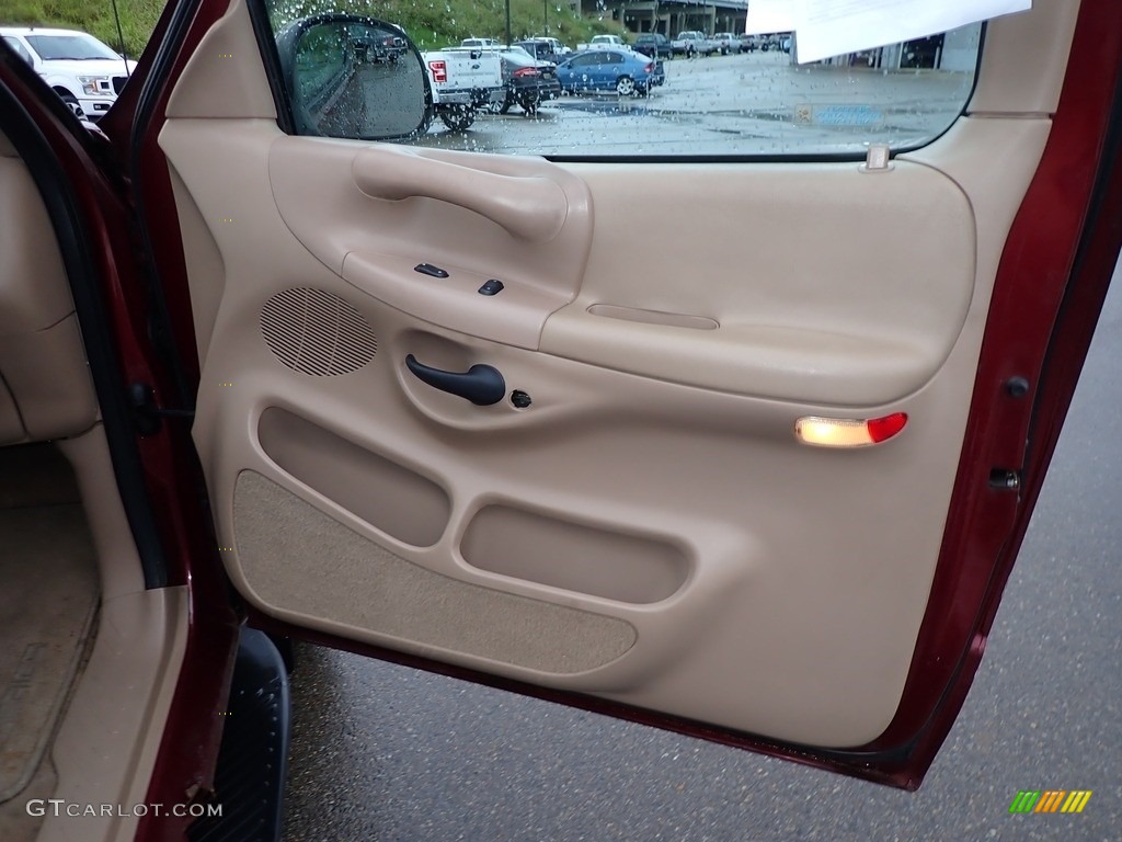 1998 Ford F150 XLT SuperCab 4x4 Medium Prairie Tan Door Panel Photo #139403336