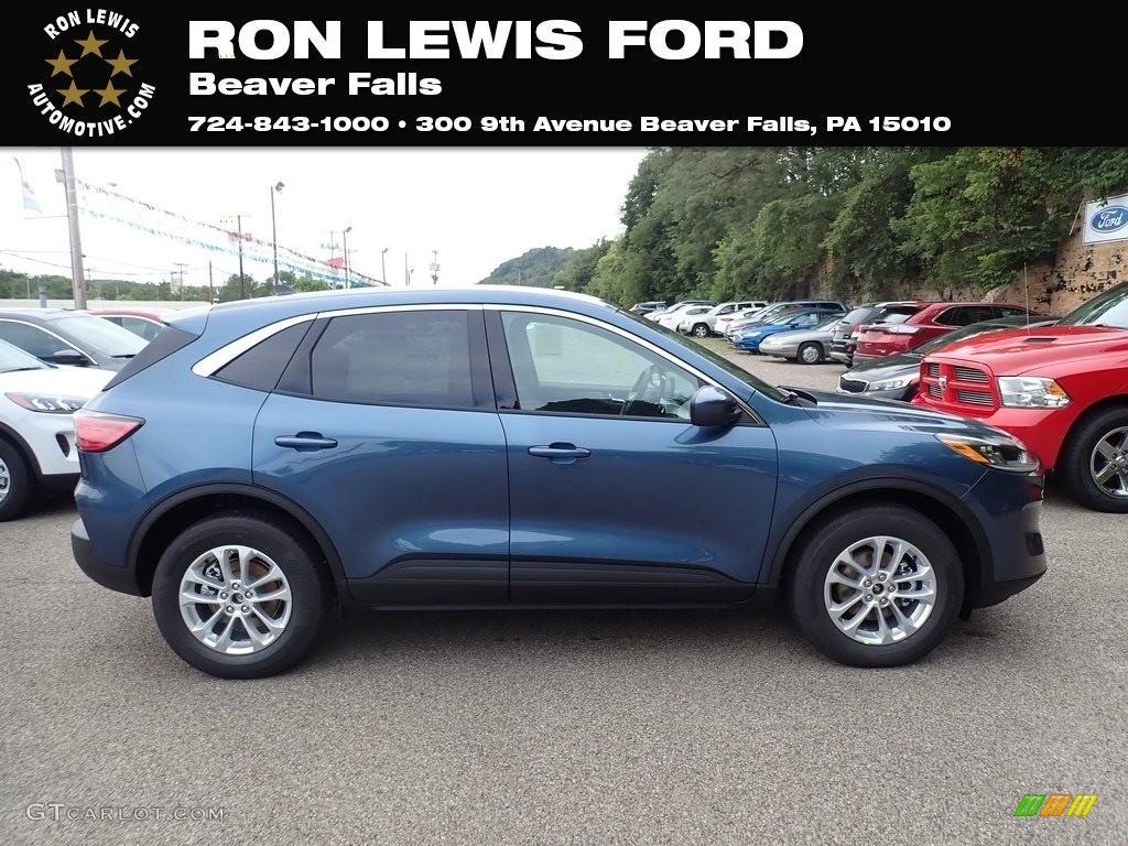 2020 Escape SE 4WD - Blue Metallic / Dark Earth Gray photo #1